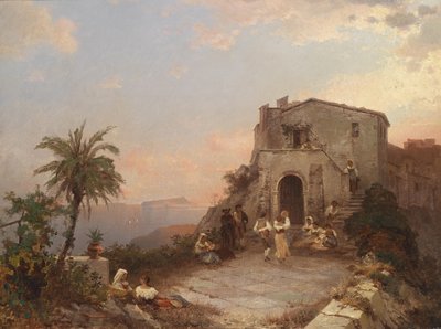 Summer Festival in Italy by Franz Richard Unterberger